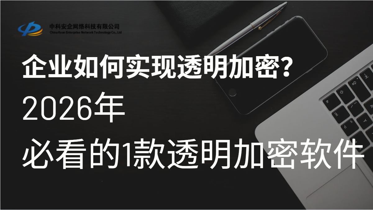 企业如何实现透明加密？2026年必看的1