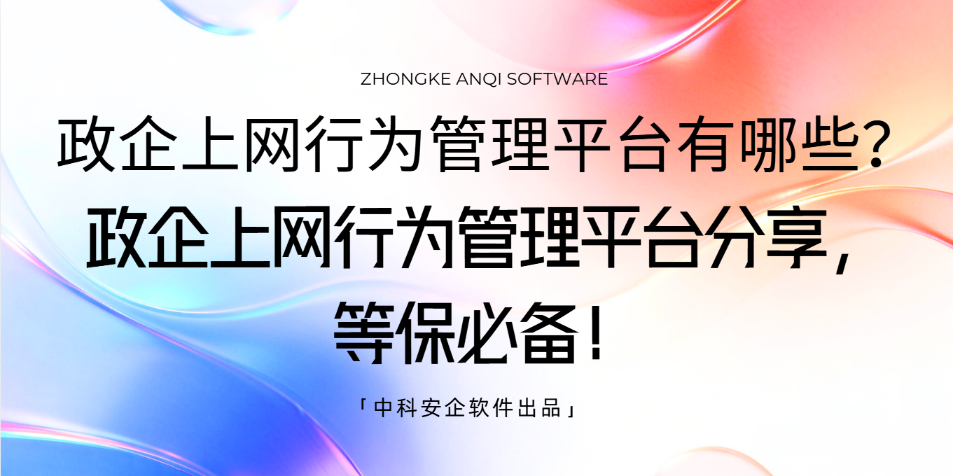 政企上网行为管理平台有哪些？2026年政